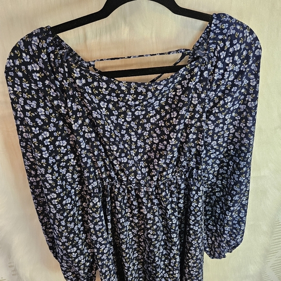 Shein Cottagecore Tradwife Corset-back Midi Dress - Picture 2 of 7